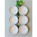 Venüs Home Decoration Siyah Kalp Model Modern 6 Adet Çorba Kasesi