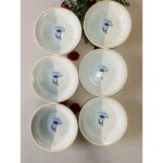 Venüs Home Decoration Mavi Gelincik 6 Adet Yemek Tabağı