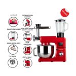 Yasomi Sm 1511BML LED Ekran Tartı Özellikli Kıyma Çekme Aparatlı Blender 7 Litre Stand Mikser Mutfak Şefi