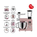 Yasomi Sm 1511BML LED Ekran Tartı Özellikli Kıyma Çekme Aparatlı Blender Stand Mikser Mutfak Şefi