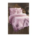 Çeyiz Diyarı Fransiz Güpürlü Dilara Gelin Seti Pudra