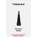 Woodhub Düz Nozul Buharlı Temizlik Makinesi Yedek Parçası, Siyah, Dayanıklı ve Kullanışlı