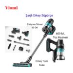 Viomi Güçlü Performansı ve Kullanıcı Dostu ,A11 29.6 V Şarjlı Dikey Süpürge