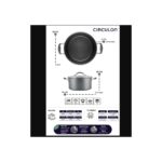 Es Dekor Cam Kapaklı Tencere 24 cm Mutfak - Görsel 2