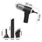 Lenaca 3in1 Araç Içi Kablosuz Şarjlı Mini El Süpürgesi Vakum ve Üfleme - Görsel 2