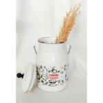 Cooking Class Emaye Otantik Bayrak 2 Litre 12 cm Çap Süt Yoğurt Bakliyat Çay Şeker Bakracı - Görsel 2