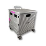 Portakap 4 Tekerlekli, 55 Litre Gri Katlanır Alışveriş Arabası - Hareketli Tutacaklı