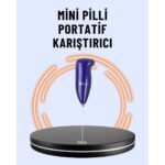 AyrStore Portatif Kahve Köpürtücü – Latte, Cappuccino, Milkshake ve Puding Yapıcı