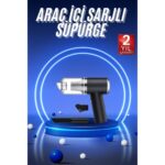 AyrStore Vakumlu Süpürge Şarjlı Elektrikli Mini Taşınabilir Uzun Ömürlü Hazneli