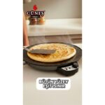 Güneş Katmer Homelux Katmer Sacı 50 cm | Yapışmaz Emaye Kaplama I 2000 VoltI Gözleme Tavası - Emaye Gövde, Ayarlanabilir Sıcaklık, Enerji Tasarrufu - Görsel 2