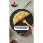 Güneş Katmer Homelux Katmer Sacı 50 cm | Yapışmaz Emaye Kaplama I 2000 VoltI Gözleme Tavası - Emaye Gövde, Ayarlanabilir Sıcaklık, Enerji Tasarrufu - Görsel 4