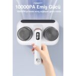 Ultrasonik Akıllı Uv Süpürge Yatak Halı Koltuk Için Sessiz Güçlü Emiş Teknolojisi Şarjlı Süpürge - Görsel 2