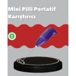 AyrStore Frappe ve Cappuccino Maker – Taşınabilir Pilli Köpürtücü Mikser