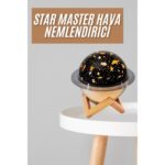 AyrStore Hava Nemlendirici LED Işıklı Gece Lambası Yıldız Görünümlü Renk Değiştiren