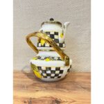 Limon Desen Emaye Çaydanlık- Avşar - Görsel 2