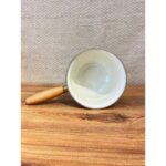 Avşar Mavi Puantiye Desenli Emaye Sütlük - Isıtma Tenceresi - Görsel 3