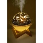 AyrStore Hava Nemlendirici Masa ve Gece Lambası USB Projeksiyon Aromaterapi - Görsel 3