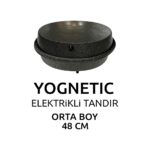 Yognetic Elektrikli Tandır | Ekmek Yapma Makinesi | Statik Boyalı Çok Amaçlı Pişirici - 48 CM
