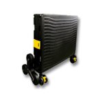 Portakap Ultra Geniş, 8 Tekerlekli, 85 Lt Siyah Katlanır Alışveriş Arabası - Merdiven Çıkan - Görsel 2