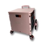 Portakap 8 Tekerlekli, 55 Litre Pembe Katlanır Alışveriş Arabası