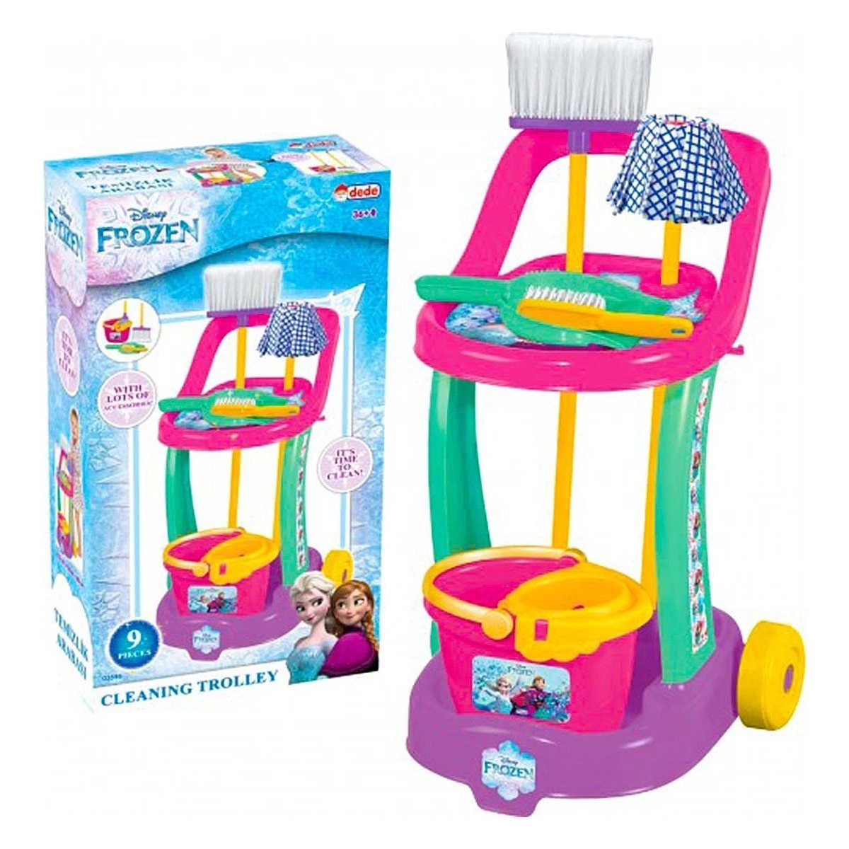 110001239717191.jpg AyrStore Dede Frozen Temizlik Arabası - Görsel 1