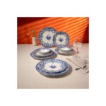 Fecra Majestic Blue 24 Parça Yemek Takımı