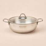 Paslanmaz Çelik Karnıyarık Tenceresi - Gri - 26 cm - Görsel 2