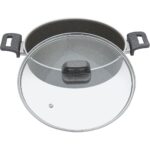 Mehtap Granit Karnıyarık Tenceresi - Gri - 28 cm - Görsel 2