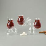 Cambu Borosilikat Cam Düz 6'lı Çay Bardağı - Şeffaf