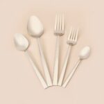 30 Parça Paslanmaz Çelik Çatal Kaşık Seti - Gri - Görsel 3