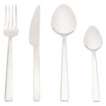 Erdem Girit 24 Parça Çelik Çatal Kaşık Bıçak Seti - Inox - Görsel 2