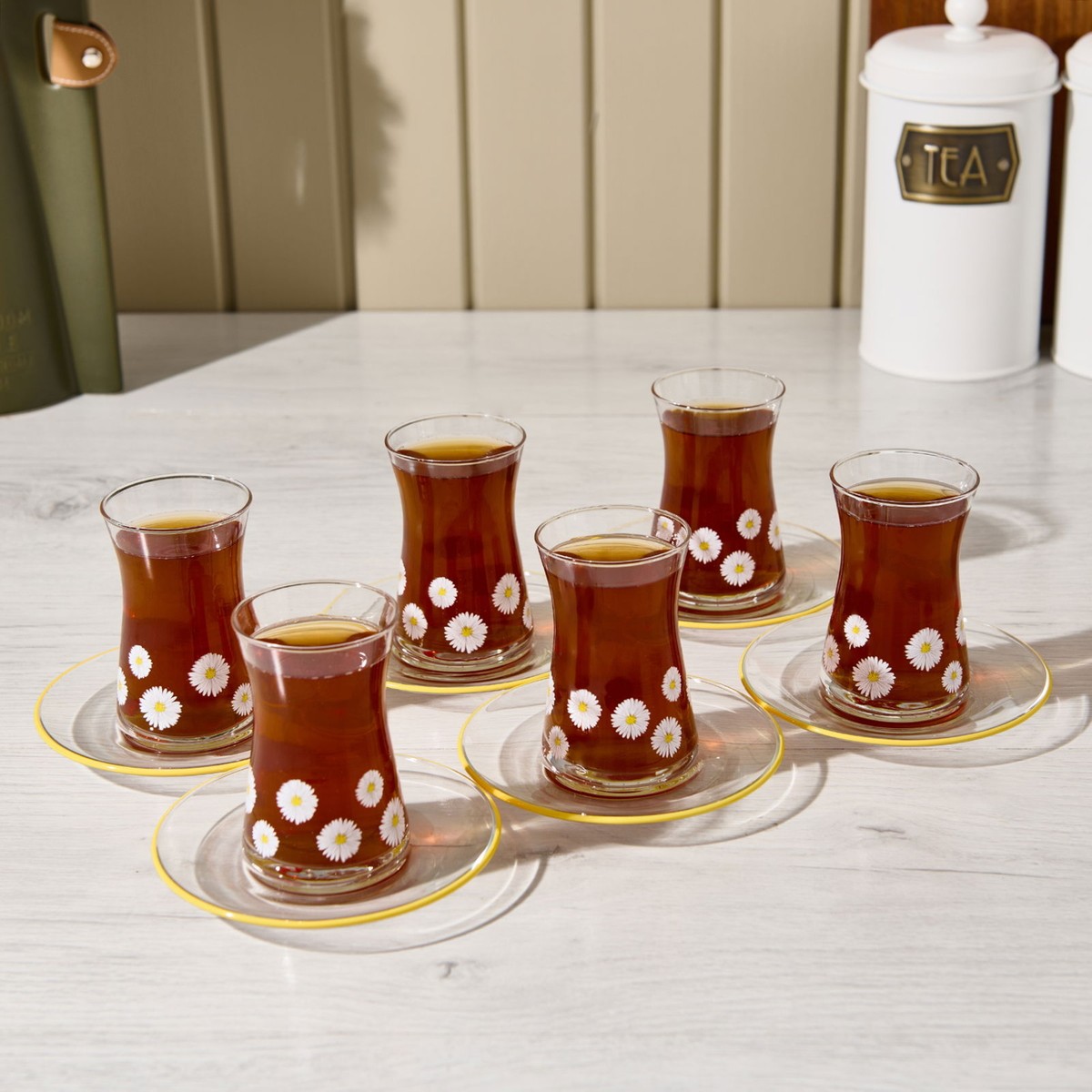 110001239954601.jpg Rakle Fiona 12 Parça Çay Seti - Şeffaf - 170 ml - Görsel 1