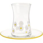 Rakle Fiona 12 Parça Çay Seti - Şeffaf - 170 ml - Görsel 3