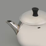 Orta Boy Çelik Çaydanlık - Gri - 2,25 Lt + 1,3 Lt - Görsel 3