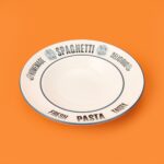 Matmel Kitchen Spaghetti Pasta Makarna Tabağı - Beyaz - 27 cm