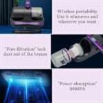 Qifit Mayt Süpürgesi 50W Uv Işıklı Yatak Temizleyici – Toz Akarı ve Uyuz Böceği Elektrikli Süpürge - Görsel 3