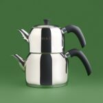 Olika Lina Çaydanlık - Gri / Siyah - 2,25 Lt + 1,2 Lt