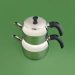 Olika Lina Çaydanlık - Gri / Siyah - 2,25 Lt + 1,2 Lt - Görsel 2