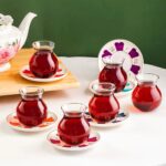 Perotti Beyoğlu 12 Parça Çay Seti - Renkli - 210 ml