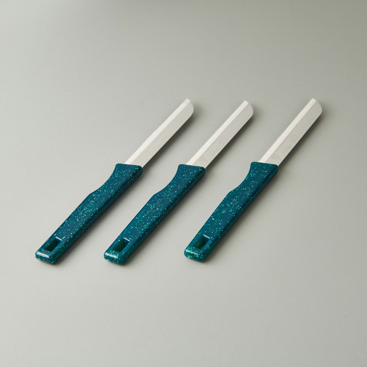 110001240069869.jpg Solingen 3'lü Simli Meyve Bıçağı - Asorti - 18 cm - Görsel 1