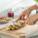 Tefal Tırtıklı Çok Amaçlı Bıçak - Kırmızı / Gri - 10 cm - Görsel 3