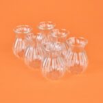 Cambu Borosilikat Cam Çizgili 6'lı Çay Bardağı - Şeffaf - Görsel 3