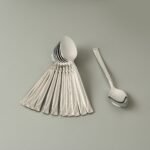 Nehir Fiesta Sade 12'li Çay Kaşığı - Gümüş - 11 cm