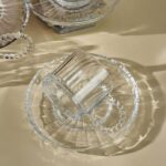 Perotti Ringo Line 6'lı Çay Fincan Takımı - Şeffaf - 190 ml - Görsel 3