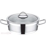 Kahramanlar Sırma 20x6 cm Çelik Kısa Tencere 2 Lt