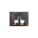 Kahramanlar Sırma 20x6 cm Çelik Kısa Tencere 2 Lt - Görsel 2