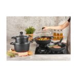 Kahramanlar Motto Döküm 7 Parça Tencere Seti - Görsel 2