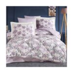 Hobby Home Collection Penny Lila - Poplin Çift Kişilik Uyku Seti