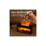 Senson Ezere A4 Şömine Esintili Aromaterapi Difüzörü Ultrasonik Hava NEMLENDICI-(1903) - Görsel 2