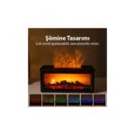 Senson Ezere A4 Şömine Esintili Aromaterapi Difüzörü Ultrasonik Hava NEMLENDICI-(1903) - Görsel 3